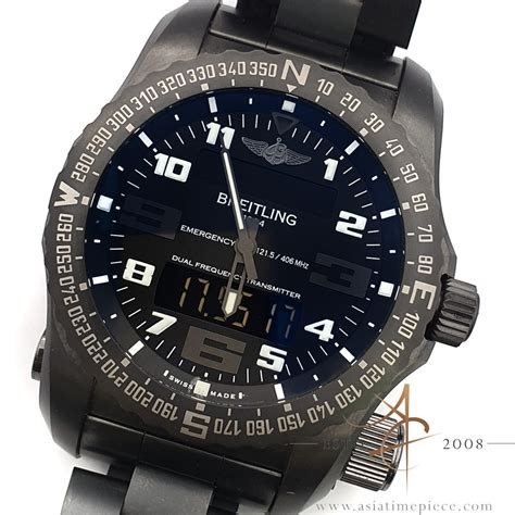 Breitling Emergency V76325 Night Mission Titanium Black 